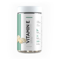 Витамины и минералы Prozis Vitamin E, 60 капсул