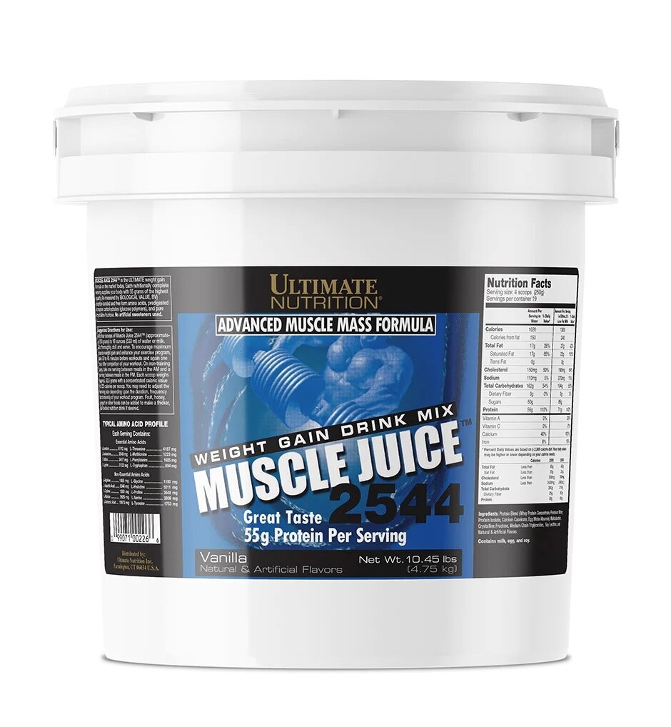 Гейнер Ultimate Muscle Juice 2544, 4.75 кг