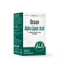 Натуральная добавка Orzax Ocean Alpha Lipoic Acid 600 mcg, 30 капсул