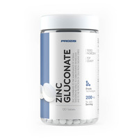 Вітаміни та мінерали Prozis Zinc Gluconate 25 мг, 120 таблеток