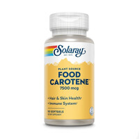 Витамины и минералы Solaray Food Carotene 7500 mcg, 50 капсул