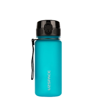 Бутылка UZspace Colorful Frosted 3034, 350 мл, Cyan