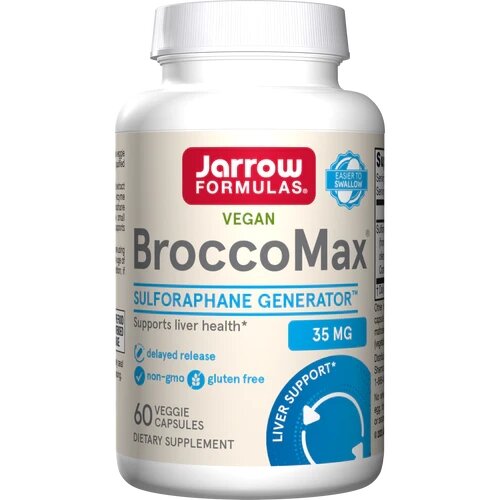 Натуральная добавка Jarrow Formulas Vegan BroccoMax, 60 вегакапсул