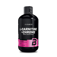 Жиросжигатель BioTech L-Carnitine + Chrome, 500 мл