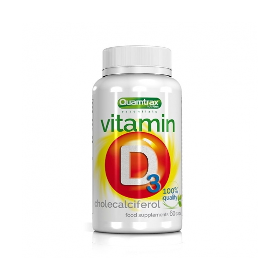 Витамины и минералы Quamtrax Vitamin D3, 60 капсул