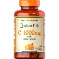 Витамины и минералы Puritan's Pride Vitamin C-1000 mg with Bioflavonoids, 200 капсул