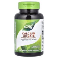 Витамины и минералы Nature's Way Calcium Citrate, 100 капсул