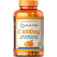 Витамины и минералы Puritan's Pride Vitamin C-1000 mg with Bioflavonoids &amp; Rose Hips, 250 каплет