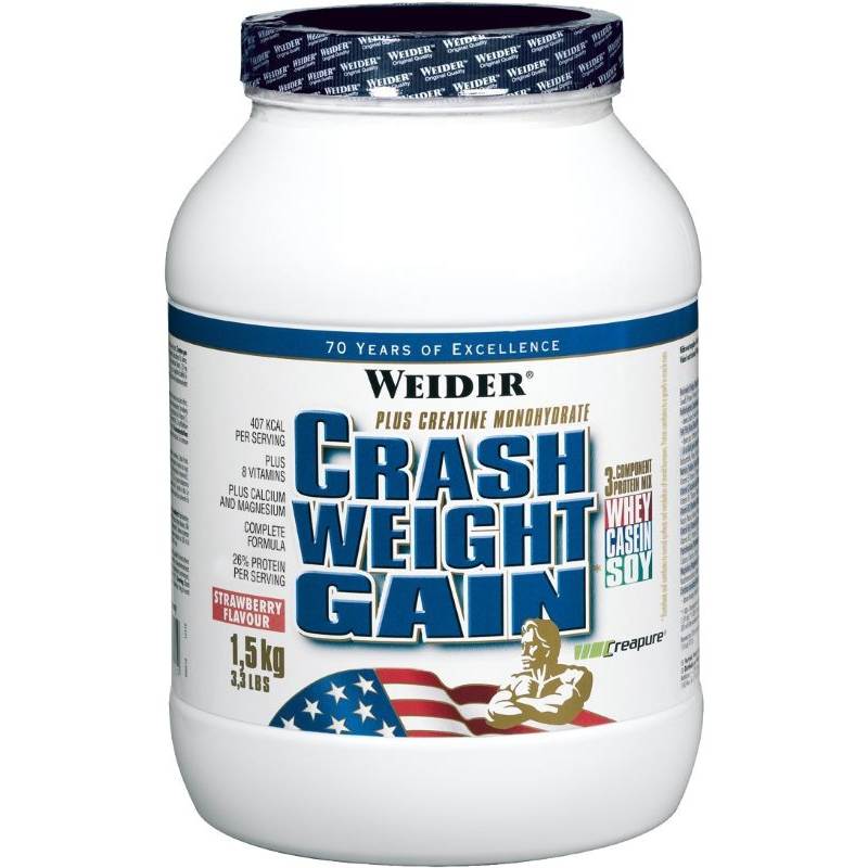 Гейнер Weider Crash Weight Gain, 1.5 кг