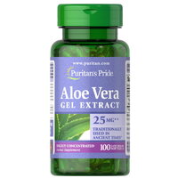 Натуральная добавка Puritan's Pride Aloe Extract 25 mg, 100 капсул