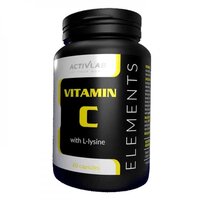 Витамины и минералы Activlab Vitamin C with L-Lysine, 60 капсул