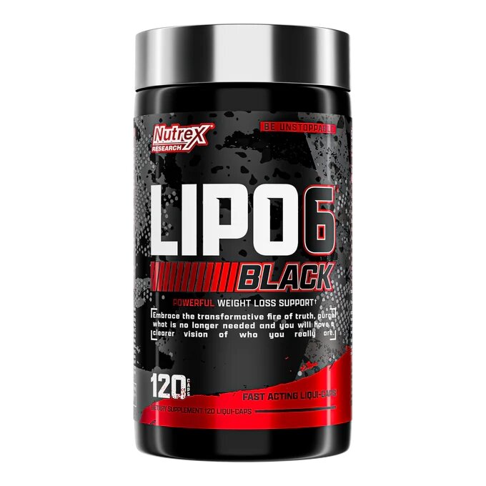 Жиросжигатель Nutrex Research Lipo-6 Black, 120 капсул