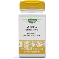 Витамины и минералы Nature's Way Zinc Chelate, 100 капсул