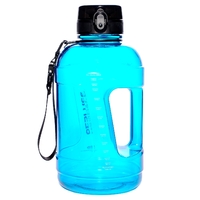 Бутылка Uzspace The King 6064, 2.3 л, Cyan