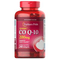 Натуральная добавка Puritan's Pride CO Q10 200 mg, 240 капсул