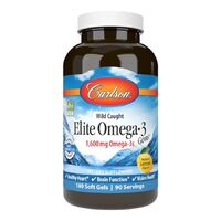 Жирні кислоти Carlson Labs Elite Omega-3 Gems, 180 капсул