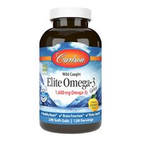 Жирні кислоти Carlson Labs Elite Omega-3 Gems, 240 капсул
