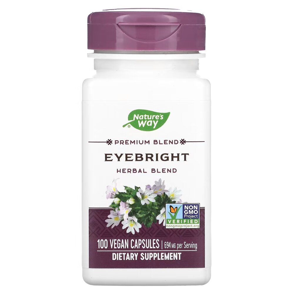 Натуральна добавка Nature's Way Eyebright Herbal Blend, 100 капсул