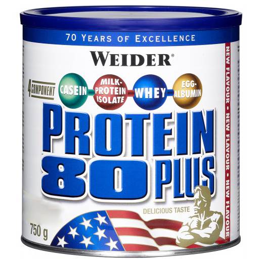 Протеин Weider Protein 80 Plus, 750 грамм