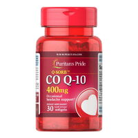 Натуральная добавка Puritan's Pride CO Q10 400 mg, 30 капсул