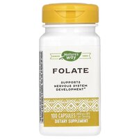 Витамины и минералы Nature's Way Folate, 100 капсул