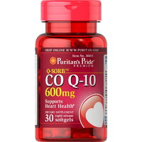 Натуральная добавка Puritan's Pride CO Q10 600 mg, 30 капсул
