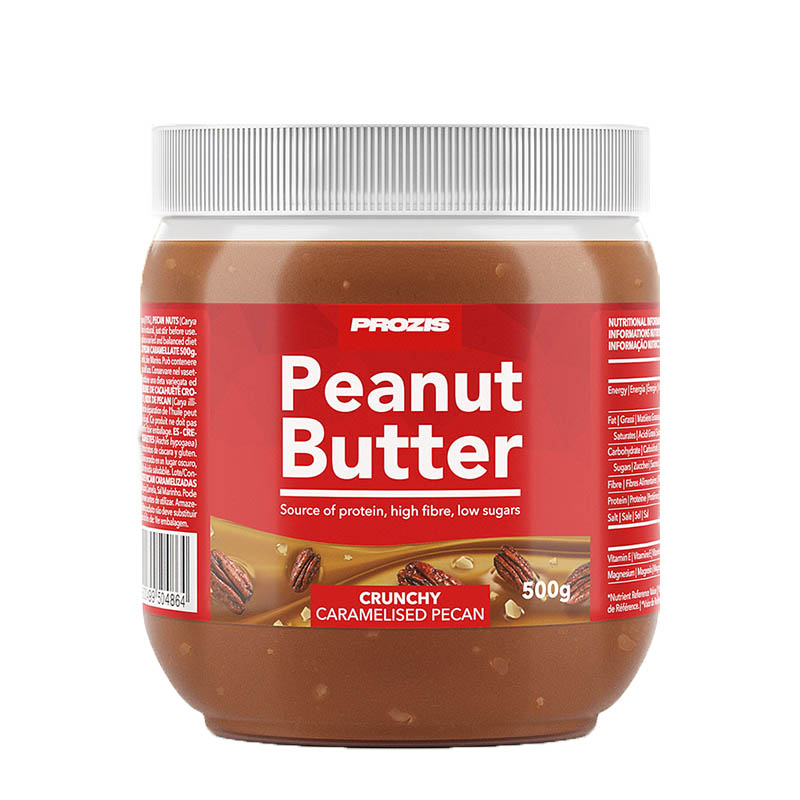 Заменитель питания Prozis Peanut Butter Caramelised Pecan, 500 грамм (Crunchy)