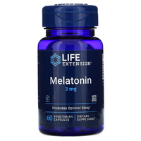 Натуральная добавка Life Extension Melatonin 3 mg, 60 вегакапсул