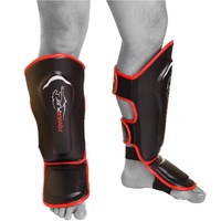 Защита голени и стопы PowerPlay 3052, Black/Red