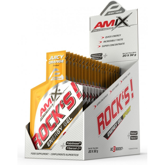 Передтренувальний комплекс Amix Nutrition Performance Rock´s Gel, 20*32 грам