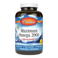 Жирні кислоти Carlson Labs Maximum Omega 2000, 90 капсул