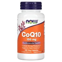 Натуральная добавка NOW CoQ-10 150 mg, 100 вегакапсул