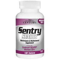 Витамины и минералы 21st Century Sentry Senior Womens 50+, 100 таблеток