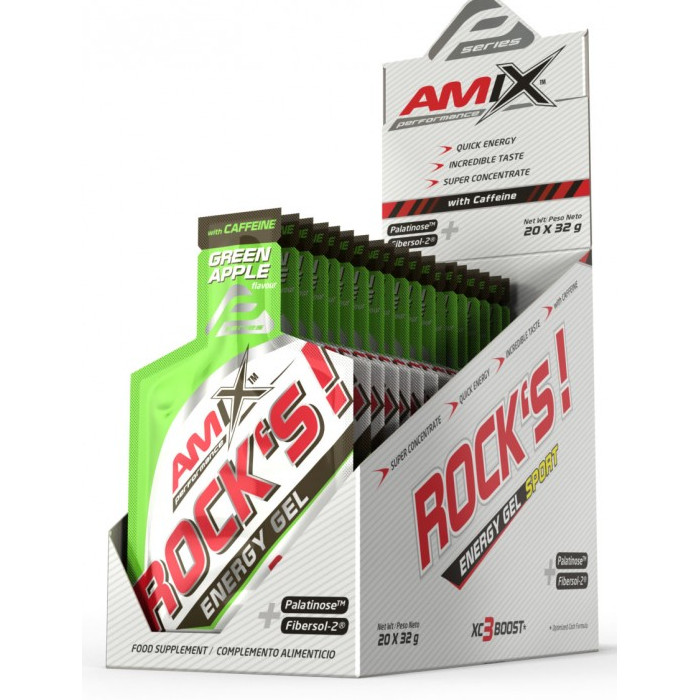 Предтренировочный комплекс Amix Nutrition Performance Rock´s Gel with Caffeine, 20*32 грамм