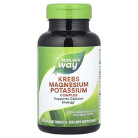 Витамины и минералы Nature's Way Krebs Magnesium Potassium, 120 вегакапсул