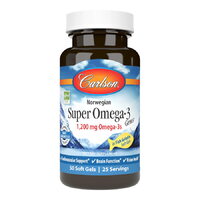 Жирные кислоты Carlson Labs Norwegian Super Omega 3 Gems 1200 mg, 50 капсул