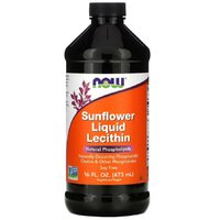 Натуральна добавка NOW Sunflower Liquid Lecithin, 473 мл