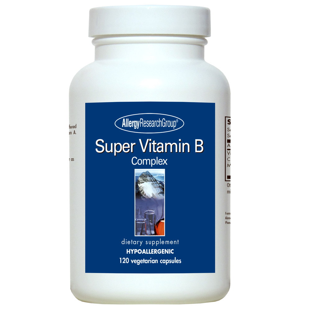 Витамины и минералы Allergy Research Group Super Vitamin B Complex, 120 капсул