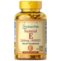 Вітаміни та мінерали Puritan's Pride Vitamin E 400 IU Mixed Tocopherols Natural, 100 капсул