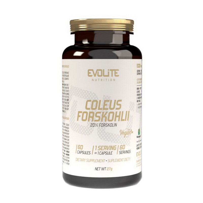 Натуральная добавка Evolite Nutrition Coleus Forskohlii, 60 капсул