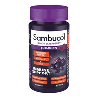 Натуральная добавка Sambucol Black Elderberry Immuno Forte, 30 желеек