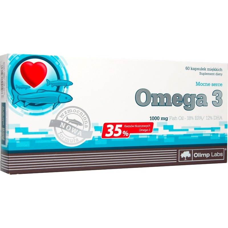 Жирні кислоти Olimp Omega 3 35%, 60 капсул