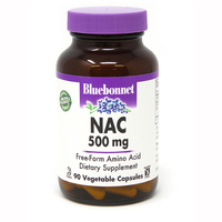 Амінокислота Bluebonnet Nutrition NAC 500 mg, 90 вегакапсул