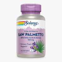 Натуральная добавка Solaray Saw Palmetto 160 mg, 240 капсул