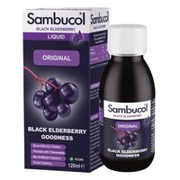 Натуральная добавка Sambucol Black Elderberry Original, 120 мл