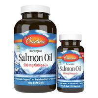 Жирні кислоти Carlson Labs Salmon Oil, 180+50 капсул