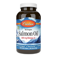 Жирные кислоты Carlson Labs Salmon Oil, 180 капсул