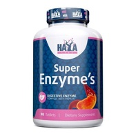 Натуральная добавка Haya Labs Super Enzymes, 90 таблеток