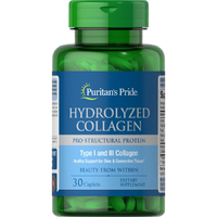 Препарат для суставов и связок Puritan's Pride Hydrolyzed Collagen, 30 каплет