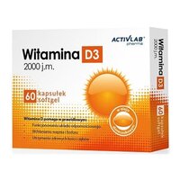 Витамины и минералы Activlab Pharma Vitamin D3 50 mcg (2000 IU), 60 капсул